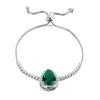 Kashi Accessories' 2022 hot water Drop bracelet, Pull-out Zircon bracelet, Seven-color Zircon Angel's Tear bracelet Item Picture